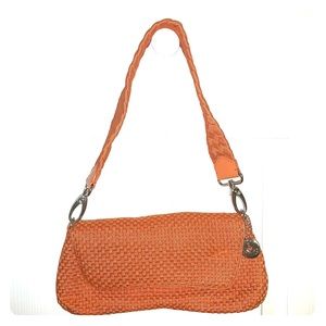 NWOT The Sak bright orange woven purse